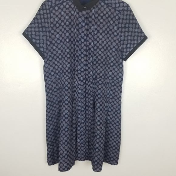 JASON Wu For Target Novelty Print Hidden Button Front Pleated Shirt Dress - Picture 4 of 11
